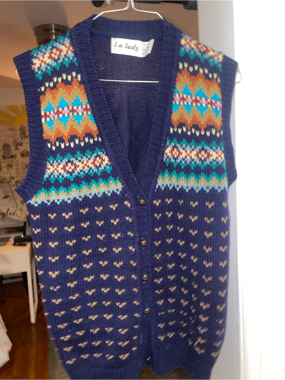 V neck sweater, wool. Cute for fall/winter/layering.